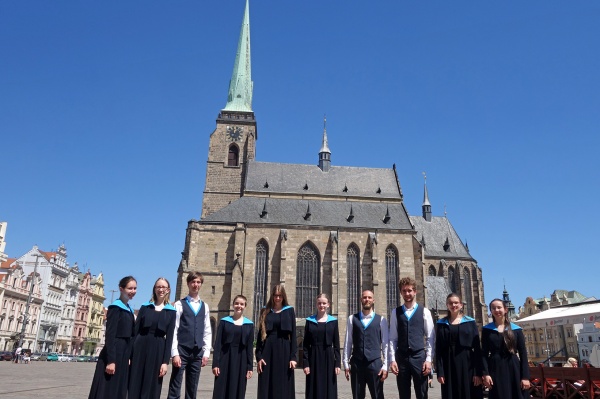 Jugendkammerchor der schola cantorum weimar beim "XXI.
Evropský festival duchovní hudby"