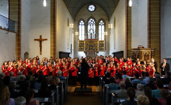 Sommerspaziergang Chorakademie Erfurt 2017, Foto: Sebastian
Göring